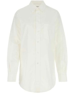 Maison Margiela Casual Katoenen Overhemd Voor Mannen - Wit