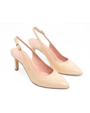 Calpierre Elegante Leder-Pumps Im Bologna-Stil - Pink