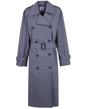 TOTEME Leichter Sommer-Trenchcoat - Blau
