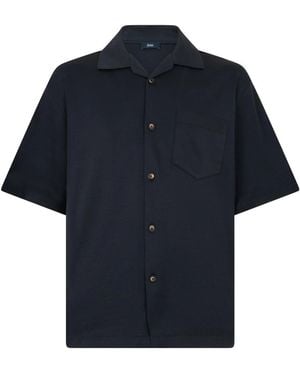 Herno Short Sleeve Shirts - Blu