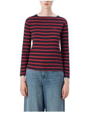 Pepe Jeans Round-Neck Knitwear - Red