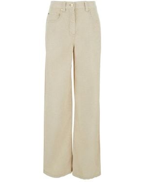 Brunello Cucinelli Wide Trousers - Neutro