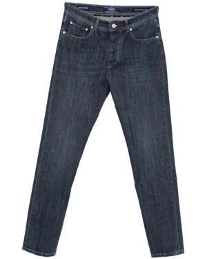 Barba Napoli Slim-Fit Jeans - Azul