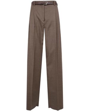 Max Mara Broeken ,Bruin ,Wide Broeken