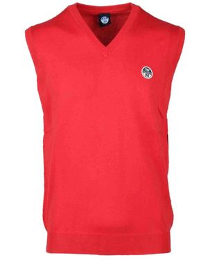 North Sails Sleeveless Jumpers - Red