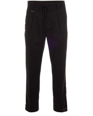 Paolo Pecora Slim-Fit Pants - Black