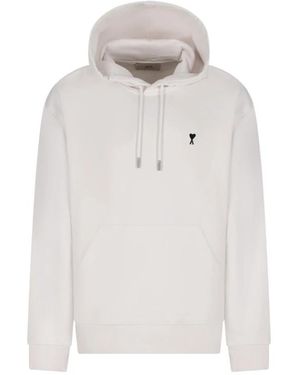 Ami Paris Hoodies - White