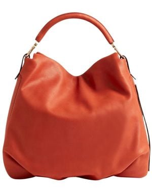 Borbonese Bice Hobo Bag Medium - Rot