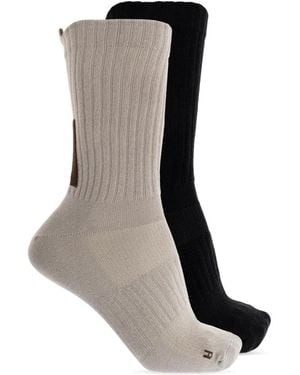 adidas Fitness ,Veelkleurig ,Katoen Regular Sokken 2-Pack - Zwart