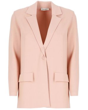 Kangra Roze Kasjmier Blazer Voor Vrouw