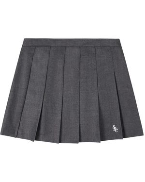 Sporty & Rich Short Skirts - Grey