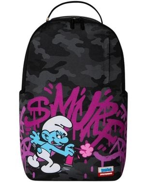 Sprayground Tassen ,Zwart ,Leer Smurfen Tag It Up Rugzak