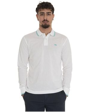 Harmont & Blaine Polo Shirt Long Sleeves - Weiß