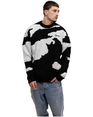 Equalite Camo Strickpullover - Schwarz