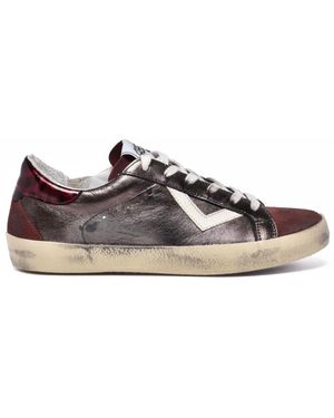 4b12 Schoenen ,Rood ,Leer Suprime Sneakers
