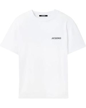 Jacquemus Paris Address T-Shirt (Montaigne) - Wit