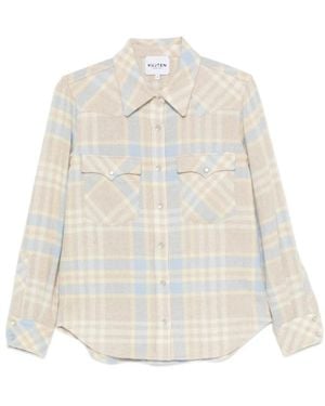 Kujten Overhemden ,Kasjmier Lumber Western Plaid Shirt - Wit