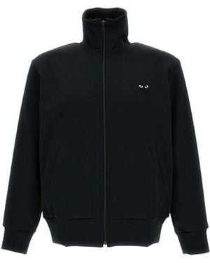 COMME DES GARÇONS PLAY Zip-Throughs - Black