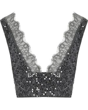 Marella Sleeveless Tops - Gris