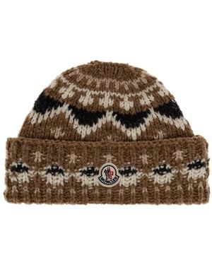 Moncler Beanies - Marrone