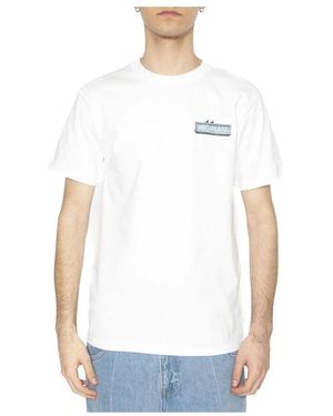 Huf Tops ,Wit ,T-Shirt Met Ronde Hals