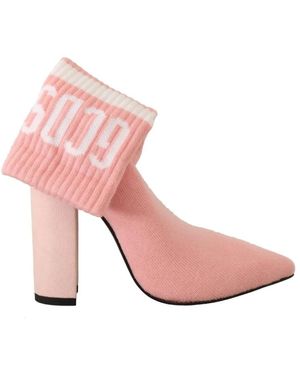 Gcds Heeled Boots - Rosa