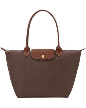 Longchamp Tassen ,Bruin ,Leer Le Pliage Original Schoudertas M