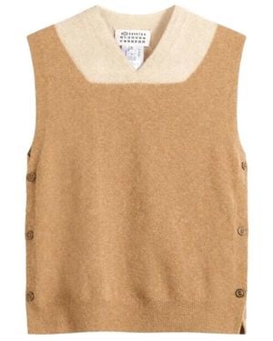 Maison Margiela Gilet - Naturel