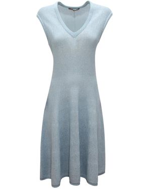 D.exterior Kleedjes ,Blauw ,Vanisè Lux Midi Jurk