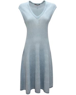 D.exterior Kleedjes ,Blauw ,Vanisè Lux Midi Jurk