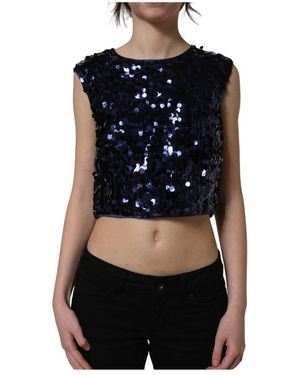 Dolce & Gabbana Sleeveless Tops - Black