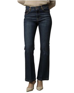 Kocca Boot-Cut Jeans - Blauw