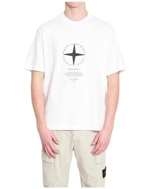 Stone Island T-Shirts - Blanco
