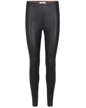 Mos Mosh Leather Trousers - Gris