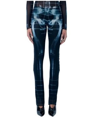 Jean Paul Gaultier Slim-Fit Trousers - Blue