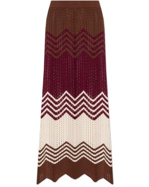 Akep Maxi Skirts - Rosso