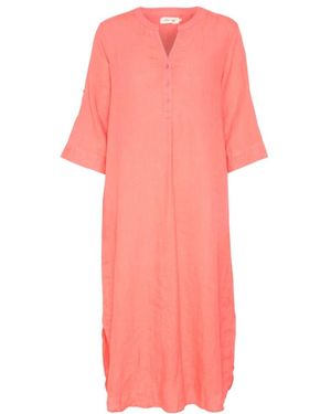 Cream Crbellis Kaftan-Kleid - Pink