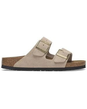 Birkenstock Sliders - Brown