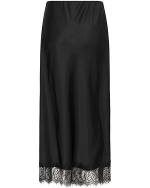 Kaffe Rokken ,Zwart ,Polyester Kaalina Rok