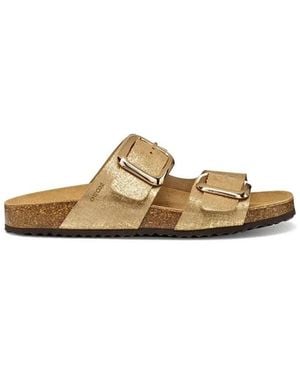 Geox Sliders - Métallisé