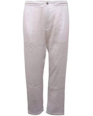 Alpha Studio Cropped Trousers - Grey
