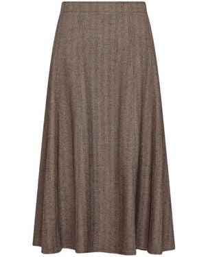 Seventy Midi Skirts - Marrón