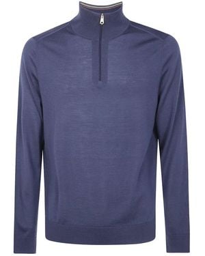 Paul Smith Pullover Mit Reißverschluss - Blau