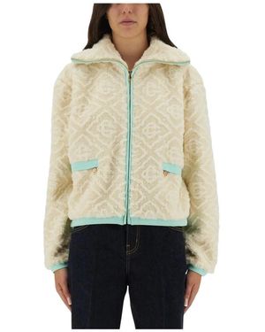 CASABLANCA Faux Fur & Shearling Jackets - Natural