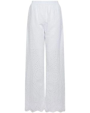 Tiffany & Co. Wide Trousers - Blanco