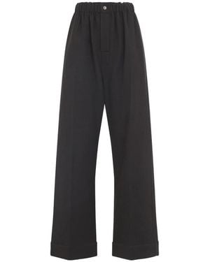 Carven Wide Pants - Black