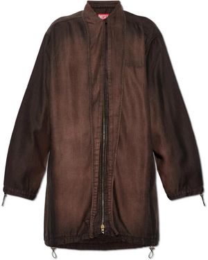 DIESEL Light Jackets - Marrón