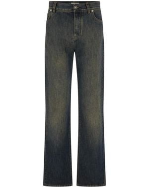 Fendi Lange Jeans - Grau