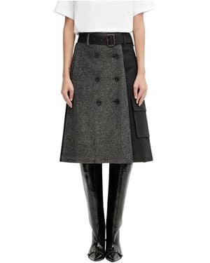 ANDERSSON BELL Whitney Trench Pleats Skirt - Zwart