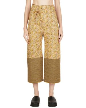 Toogood Cropped Trousers - Jaune